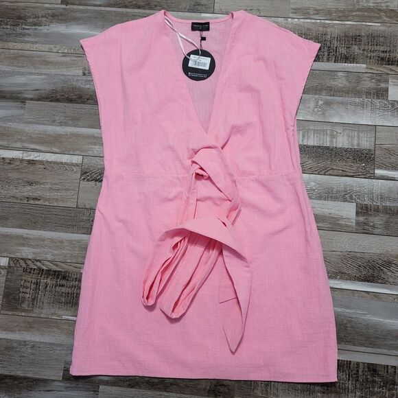 New White Fox Make it Shine Pink Mini Dress Size XL - Picture 9 of 10